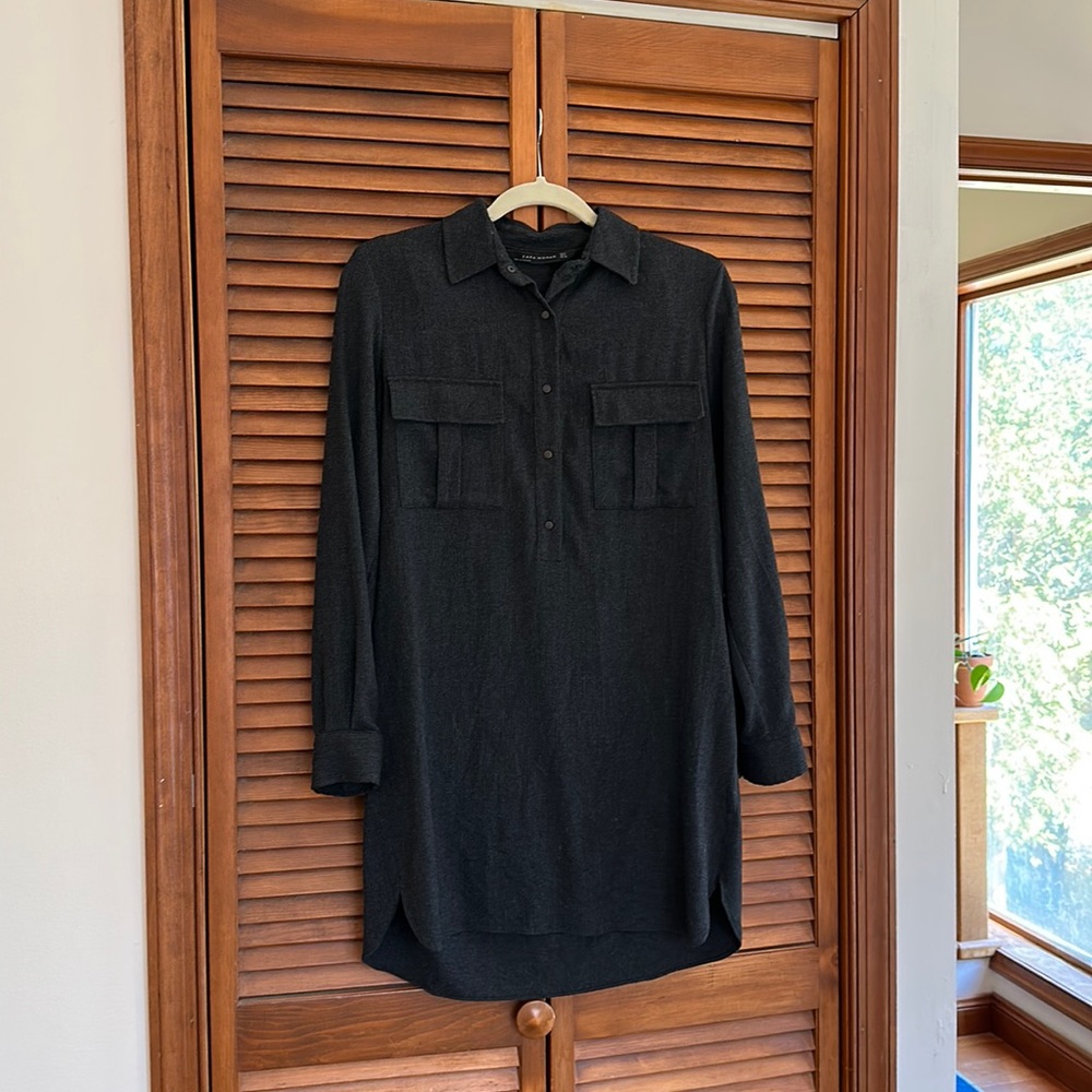 Zara shirt dress